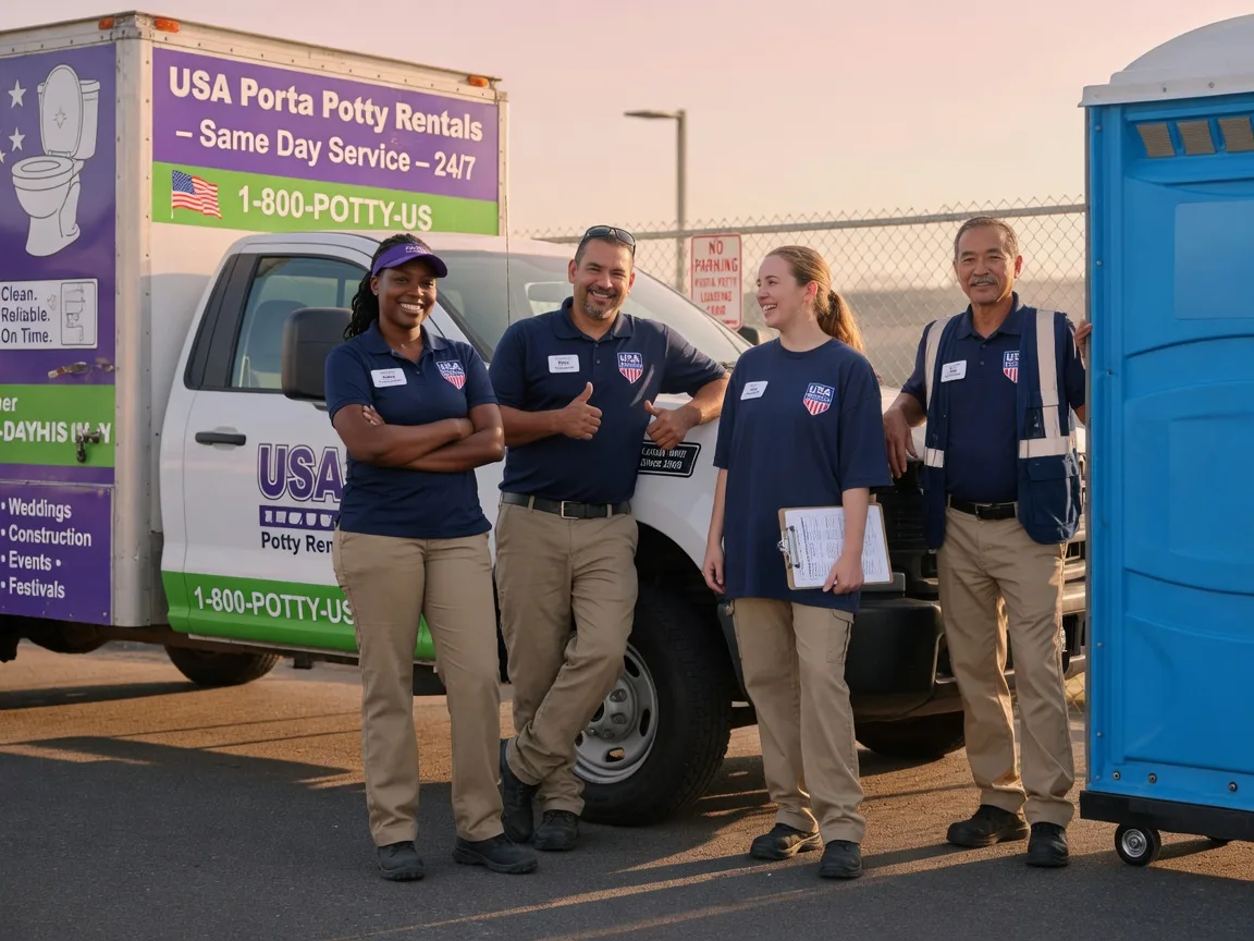 Porta Potty Rental company in Fair Oaks, CA